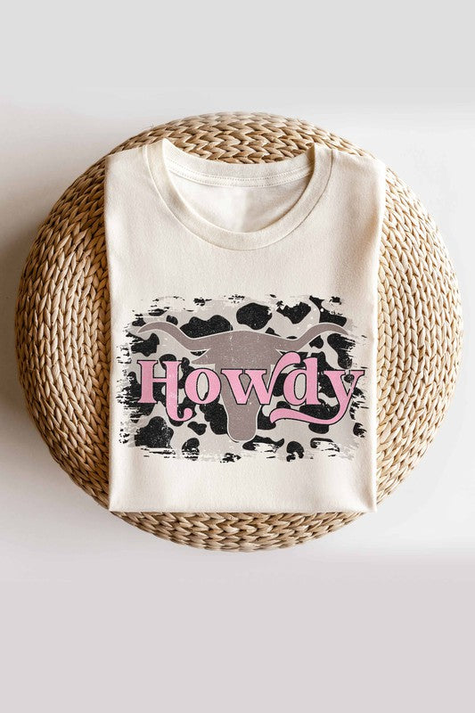 HOWDY BOHO WESTERN GRAPHIC TEE