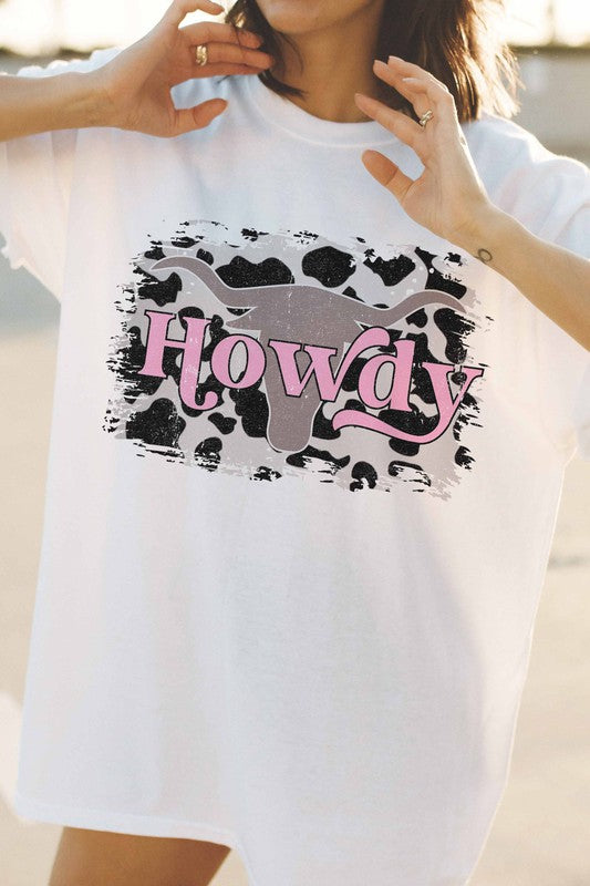 HOWDY BOHO WESTERN GRAPHIC TEE
