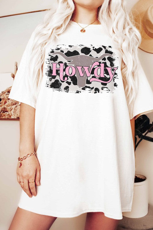 HOWDY BOHO WESTERN GRAPHIC TEE
