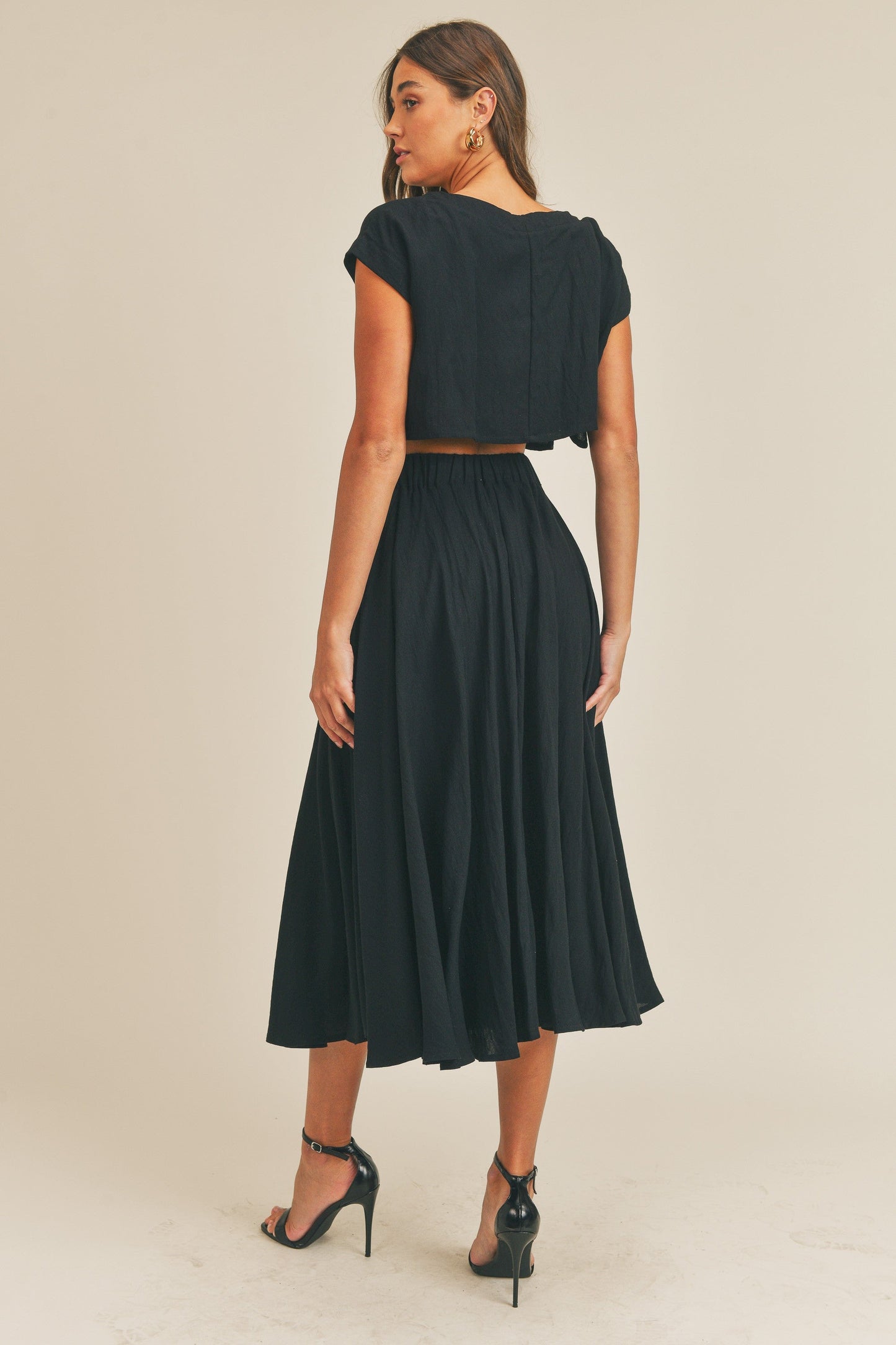 Midnight in Paris Skirt Set