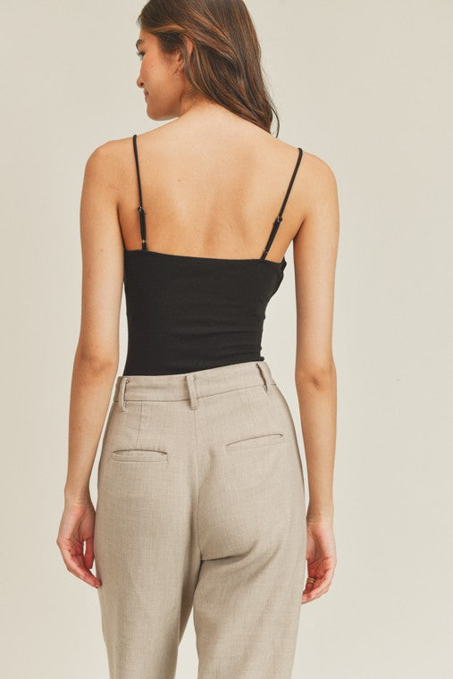 Isla Asymmetrical Ruched Bodysuit