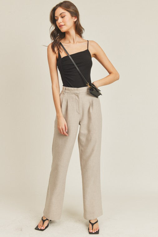Isla Asymmetrical Ruched Bodysuit
