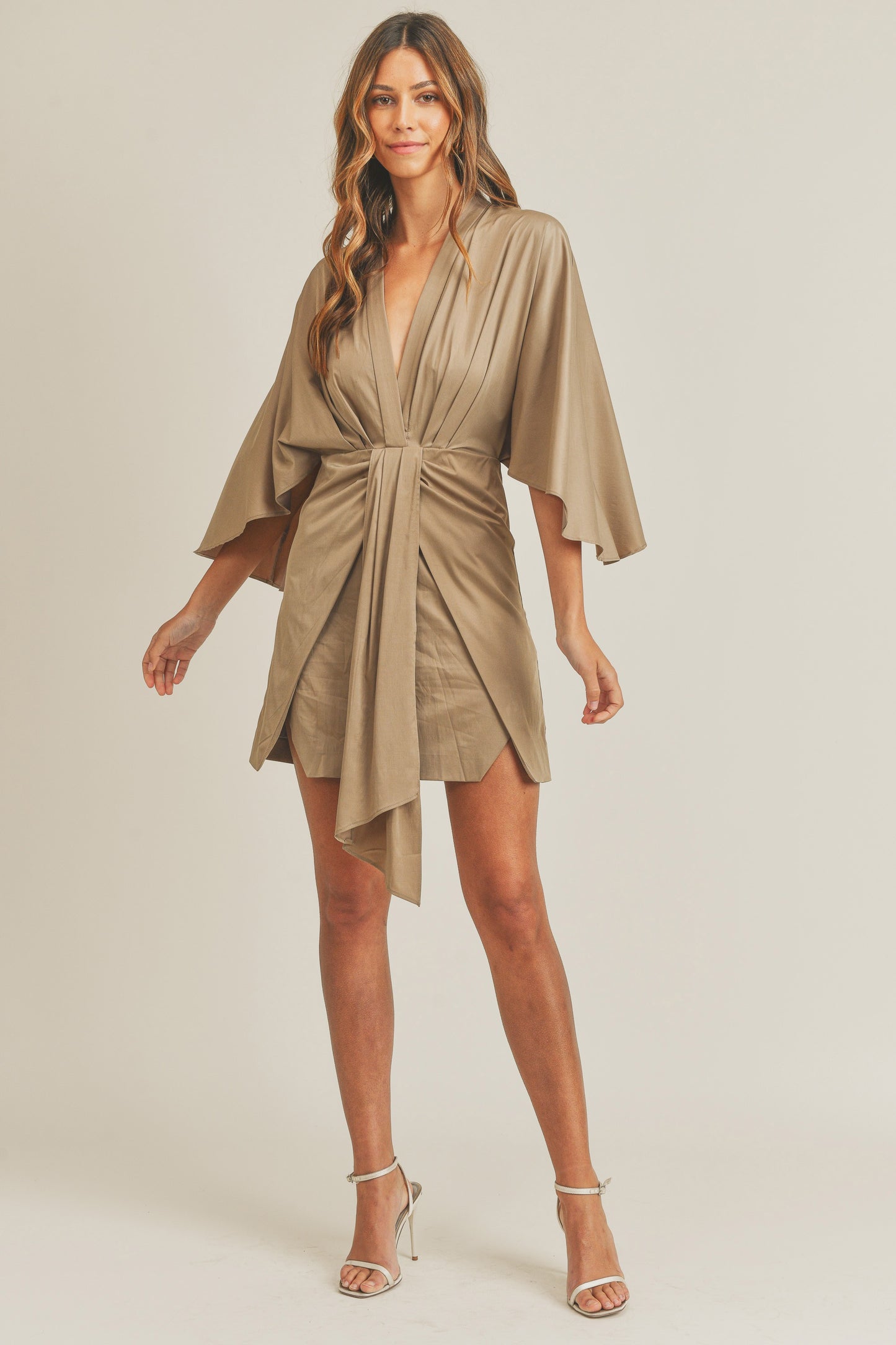 Saint Martin Draped Mini Dress
