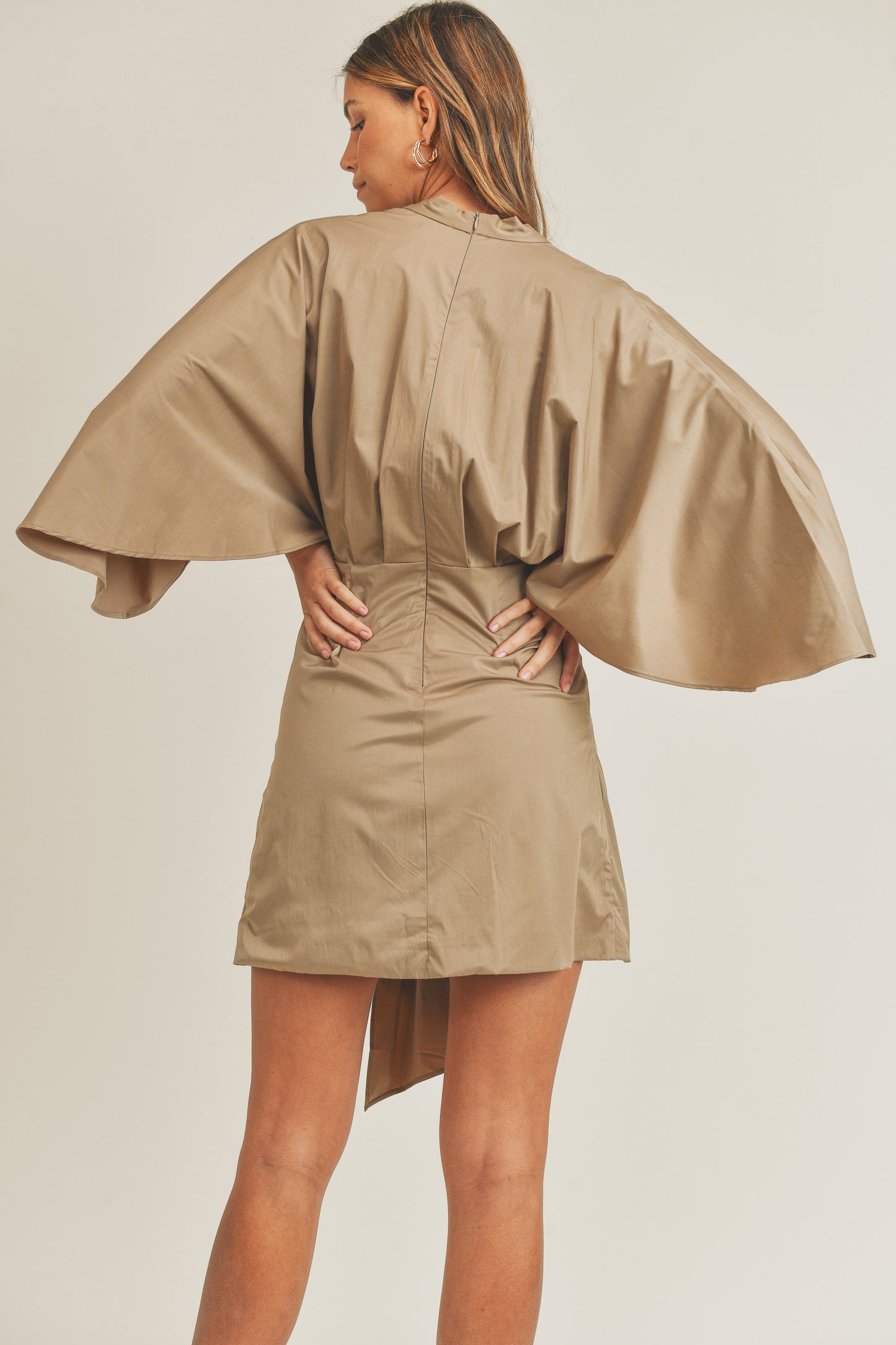 Saint Martin Draped Mini Dress