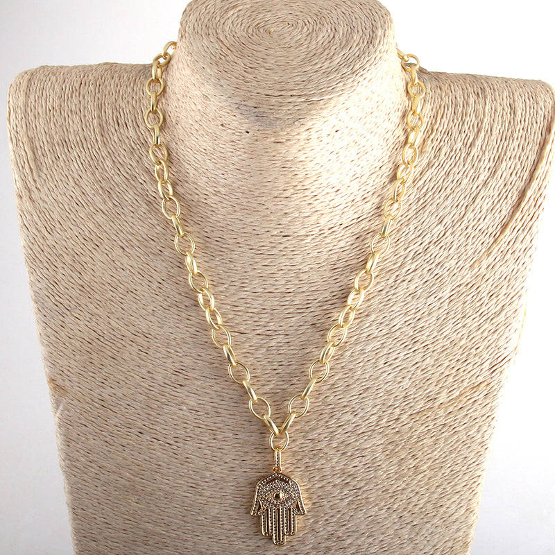 Hamsa Necklace