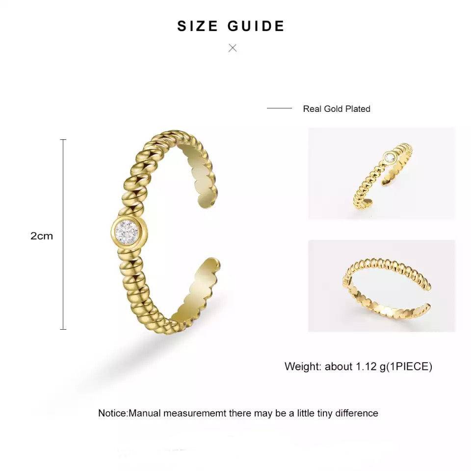 Daisy Stacking Ring