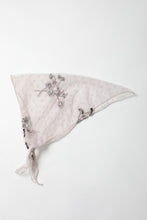 Load image into Gallery viewer, Tulle Lace Embroidered Poppy Headscarf
