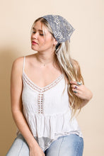 Load image into Gallery viewer, Bohemian Floral Lace Headscarf
