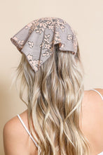 Load image into Gallery viewer, Bohemian Floral Lace Headscarf
