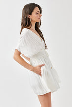 Load image into Gallery viewer, SMOCKED WAIST WITH TASSEL STRAP DRESS
