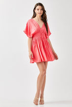 Load image into Gallery viewer, SMOCKED WAIST WITH TASSEL STRAP DRESS
