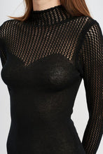 Load image into Gallery viewer, LONG SLEEVE MINI KNITTED DRESS
