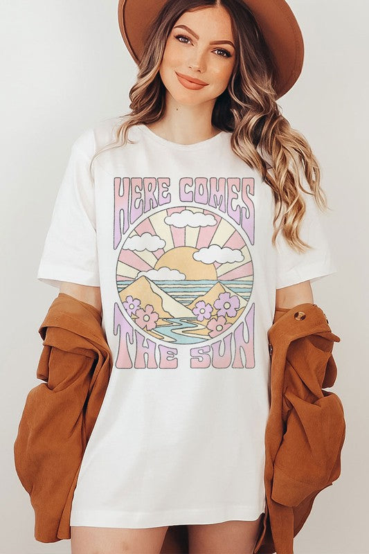 Here Comes The Sun Graphic Top