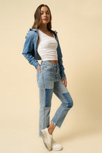 Load image into Gallery viewer, High Rise Frayed Hem Straight Jeans
