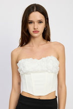 Load image into Gallery viewer, CORSET TOP WITH LACE DETAIL
