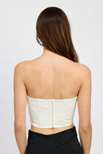 Load image into Gallery viewer, CORSET TOP WITH LACE DETAIL
