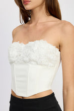 Load image into Gallery viewer, CORSET TOP WITH LACE DETAIL
