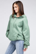 Load image into Gallery viewer, Stitch Detailed Elastic Hem Hoodie
