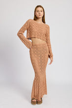 Load image into Gallery viewer, MERMAID MAXI CROCHET SKIRT
