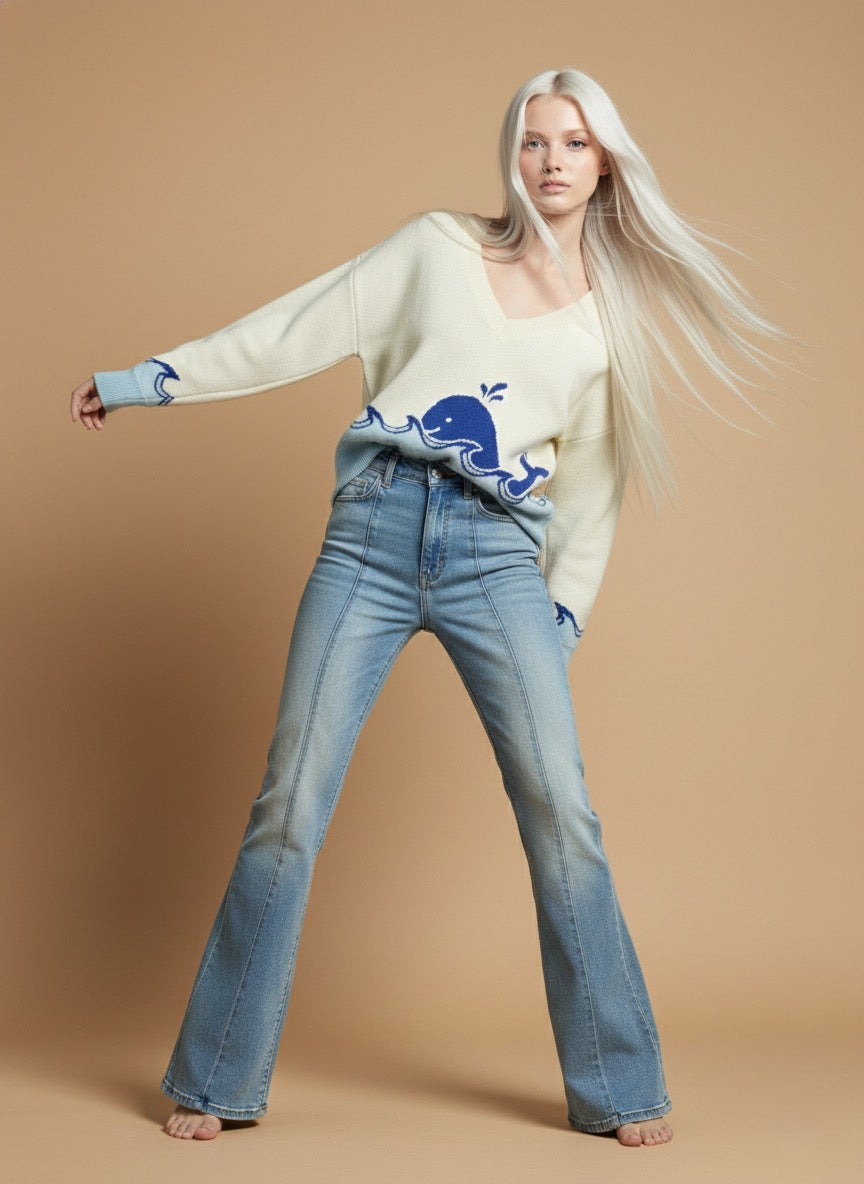 Whale Knit Sweater