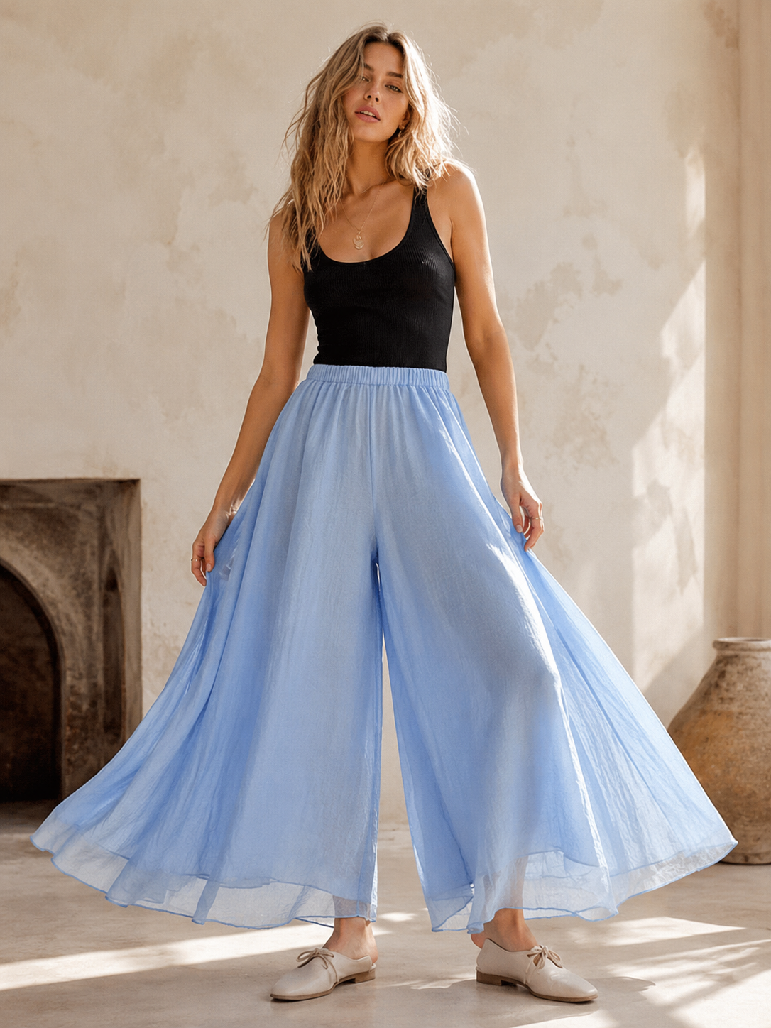 Zen Flow Wide-Leg Pants