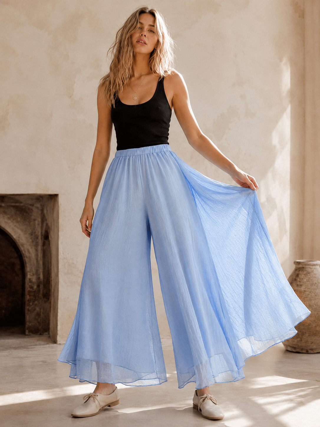 Zen Flow Wide-Leg Pants