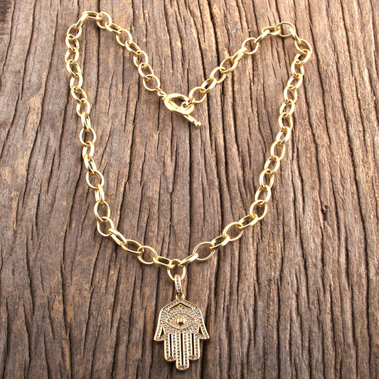 Hamsa Necklace