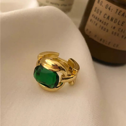 Morocco Emerald Stone Ring